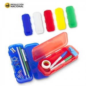 Estuche Plastico de tres Cuerpos VA-645